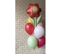 Balonu kompozīcija "Puķe"