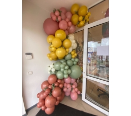 Гирлянда из воздушных шаров "Ретро цвета"