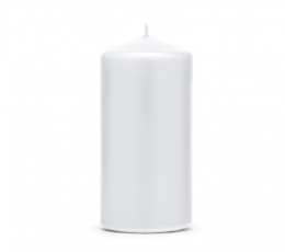 Белая свеча (11,5 х 6 см)