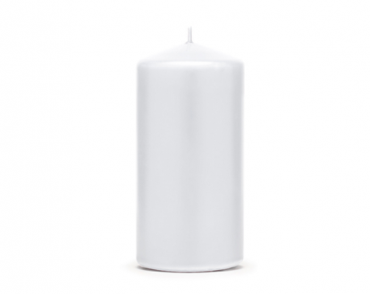 Белая свеча (11,5 х 6 см)