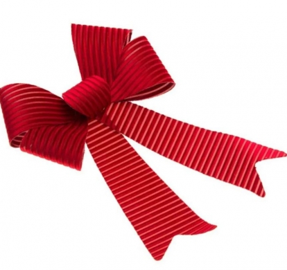 Большая лента, бордовый бархат (71x86 см) ТОЛЬКО С ВЕНИПАК!