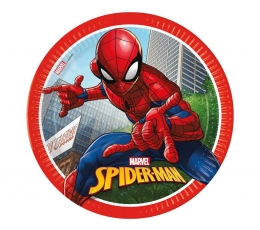 Бумажные тарелочки "Spiderman Crime Fighter" (8 шт./23 см)
