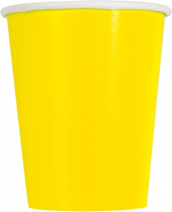 Чашки, желтые (8 шт./270 мл)