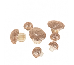 Декоративные грибы, золотые (7 шт.)