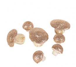 Декоративные грибы, золотые (7 шт.)