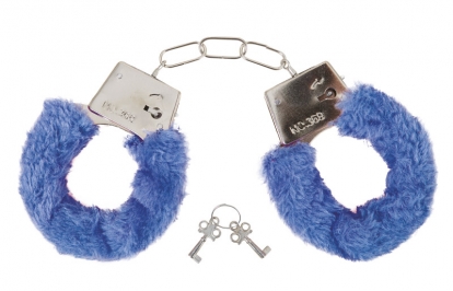 Декоративные наручники, синие
