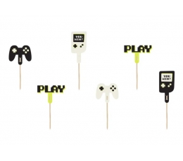 Декоративные шпажки "Gamer" (6 vnt.)