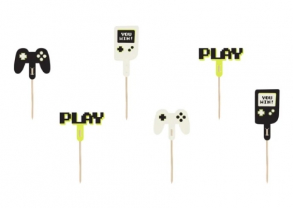 Декоративные шпажки "Gamer" (6 vnt.)