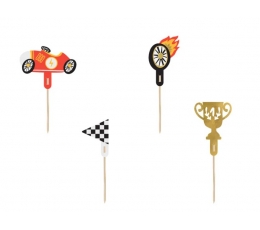 Декоративные шпажки "Гонки" (4 vnt.)