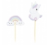 Декорации, шпажки "Unicorn Baby" (10 шт.)