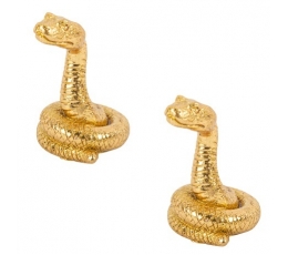Декоративные змейки, золотые  (2 шт./6х4,5 см)