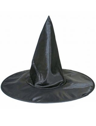 Детская шапочка ведьмы, черная (35 см)