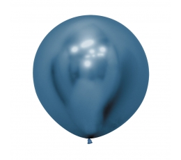 Didelis balionas,  metalizuotas mėlynas (60 cm)