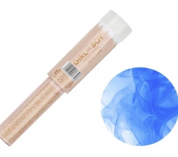 Дымчатые свечи "Это мальчик", синие (5 шт./22 см)