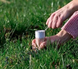 Дымчатые свечи "Это мальчик", синие (5 шт./22 см) 3