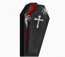 Фигурные салфетки "Гроб вампира" (20 шт. / 40x20 см)