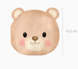 Фигурные салфетки «Мишка Тедди» (20 шт.) 2