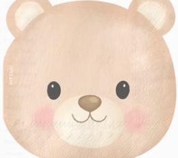 Фигурные салфетки «Мишка Тедди» (20 шт.)