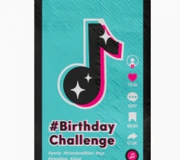 Фигурные салфетки «Музыкальные ноты» (20 шт.)