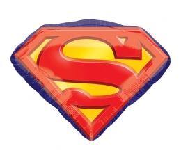 Фигурный шарик из фольги "Знак Супермена" (66х50 см)