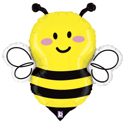 Фольгированный шар "Пчёлка" (86 см)
