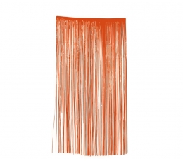 Фольгированная штора-радуга, оранжевая (100 х 200 см)