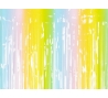 Фольгированная занавеска-дождик, разноцветная (100х195 см)