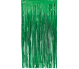 Фольгированная занавеска-дождь, зеленая (100х200 см)