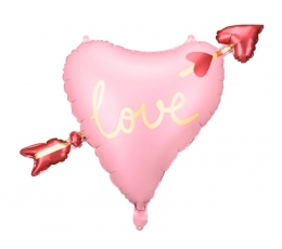 Фольгированные шары "Пронзенное сердце" (61 cm)
