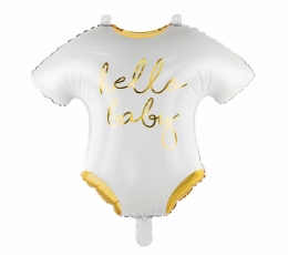 Фольгированный фигурный шар "Hello baby" (51х45 см)