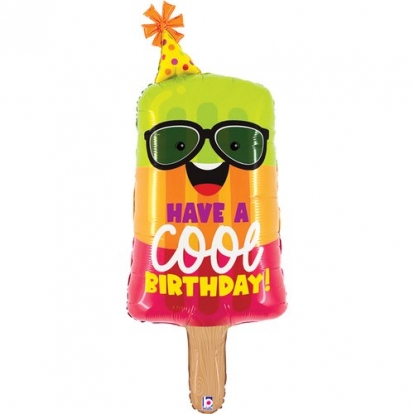 Фольгированный шар "Have a Cool Birthday" (99 см)