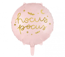 Фольгированный шар "Hocus Pocus", розовый (45 см) 