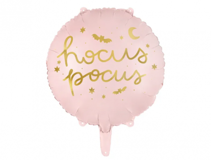 Фольгированный шар "Hocus Pocus", розовый (45 см) 