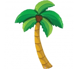 Фольгированный шар "Пальма с кокосами" (83x170 см) 