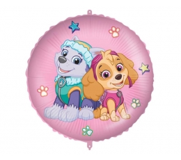 Фольгированный шар "Paw Patrol Skye & Everest" (45 см) 