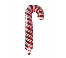 Фольгированный шар "Рождественская палочка" (30х74 см)