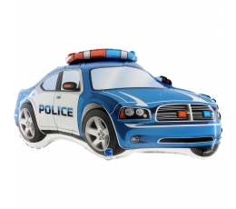 Фольгированный шар "Синяя полицейская машина" (71х38 см)