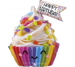 Фольгированный шар "Торт на день рождения" (79 см) 