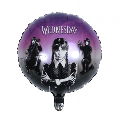 Фольгированный шар "Wednesday" (43 см)
