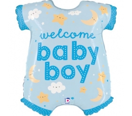 Фольгированный шар "Welcome Baby Boy" (66 см) 
