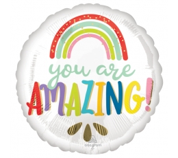 Фольгированный шар "You are amazing" (43 см)