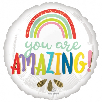Фольгированный шар "You are amazing" (43 см)