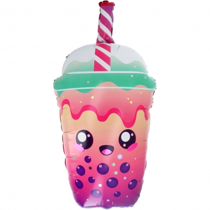 Фольгированный шар «Bubble Tea» (38х76 см)