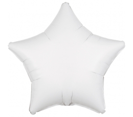 Фольгированный шарик "Белая звезда" (43 см)