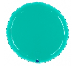 Фольгированный шарик "Бирюзовый круг" (53 см)