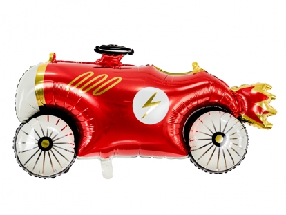 Фольгированный шарик "Древние автомобильные гонки" (93 х 48 см)