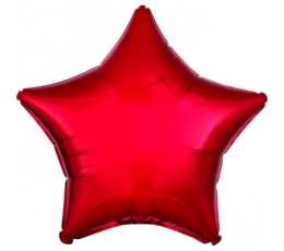 Фольгированный шарик "Красная звезда" (43 см)