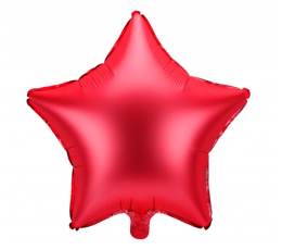 Фольгированный шарик "Красная звезда" (45 см)