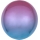Фольгированный шарик орбз, фиолетово-синий омбре (38 см)