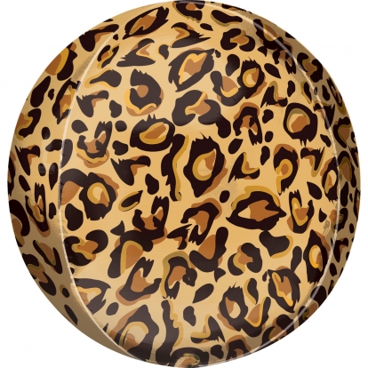 Фольгированный шарик орбз "Гепард" (38 x 40 cm)
